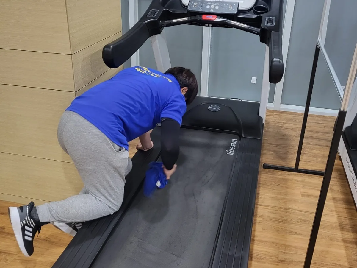 고양시 덕양구 삼송동 피트니스 라커 검사실 위생청소 사례 - 행진크린