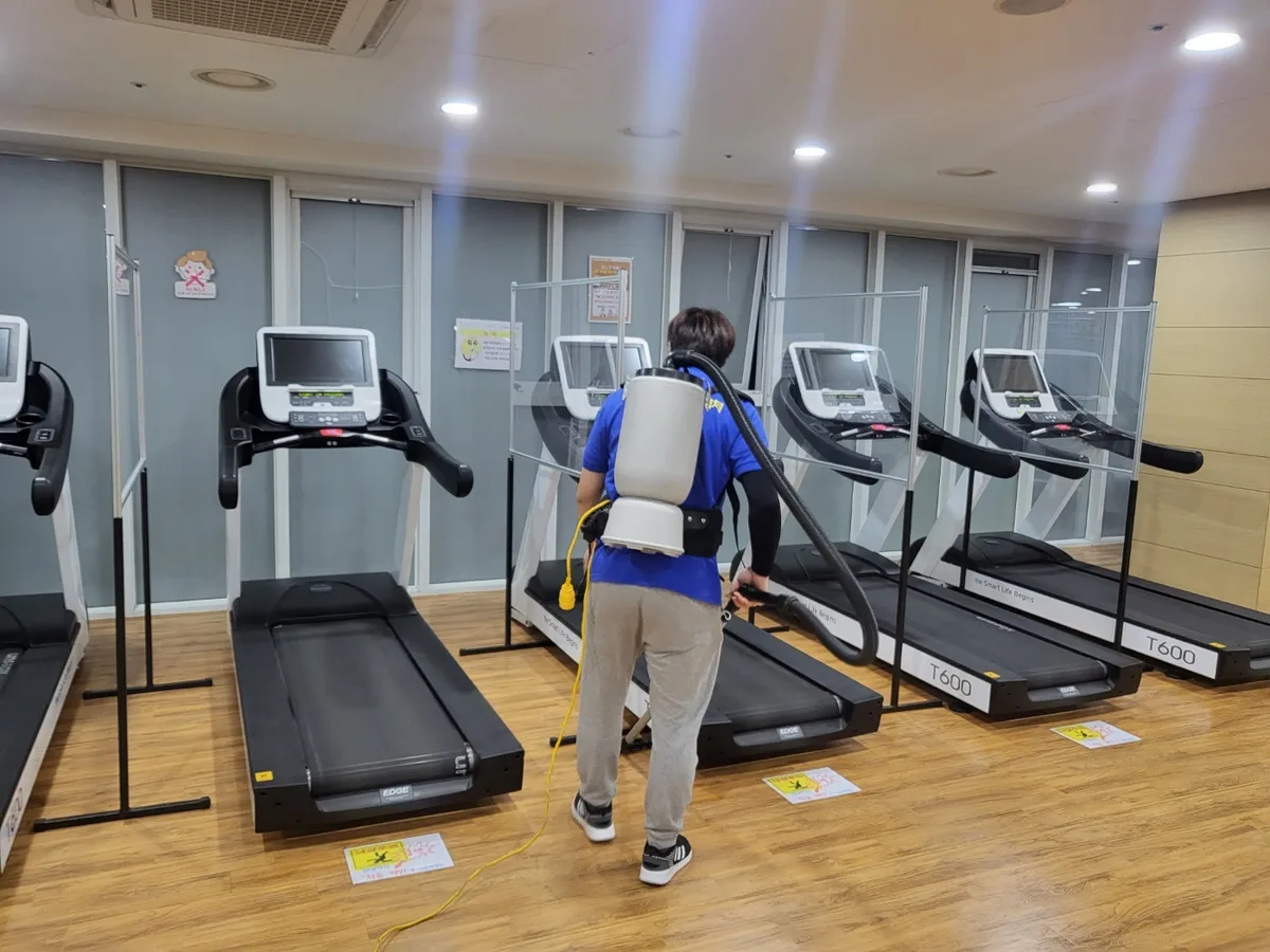 고양시 덕양구 행신동 헬스장 탕비실 직원 휴게공간 위생청소 사례 - 행진크린